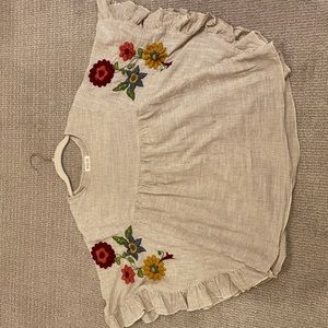 Embroidery top
